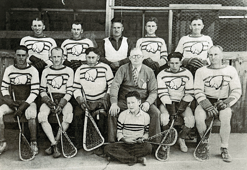 Chewassen Braves Lacrosse Club, circa 1938