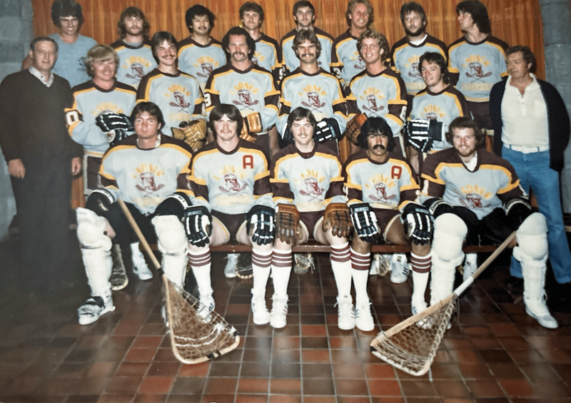 Ladner Pioneers Sr Lacrosse Club, circa 1981 (Inaugural Season)